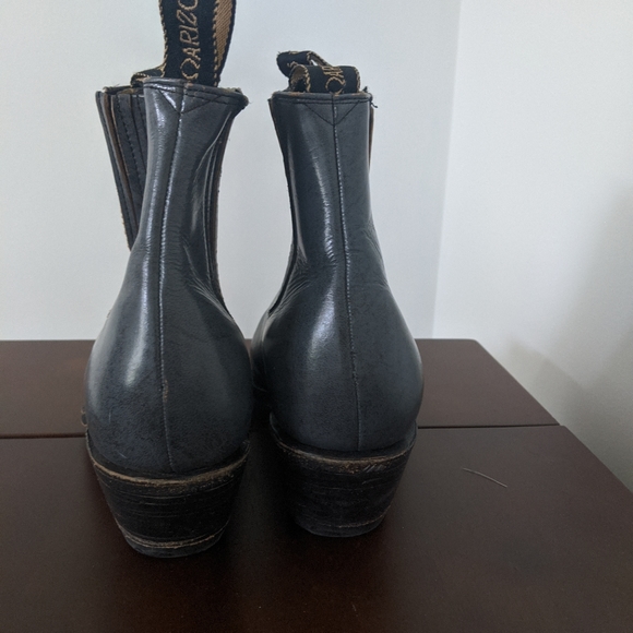 Arizona Western Blue Grey Boots women’s 10 - Picture 5 of 5